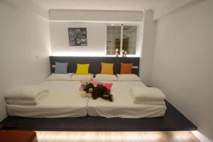 Postel nebo postele na pokoji v ubytování Nest Home + 20 fotografií