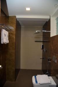 Baðherbergi á D Wayfarer Inn Resort