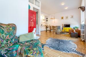 Posezení v ubytování Singular loft en los pinares de Covaleda, Soria