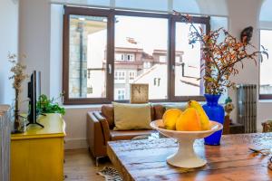 Posezení v ubytování Singular loft en los pinares de Covaleda, Soria