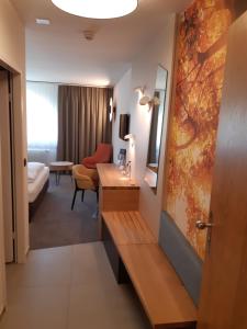 Voodi või voodid majutusasutuse Hotel Urs und Viktor toas