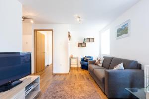 A television and/or entertainment centre at Appartments zum Beck