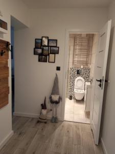 Kúpeľňa v ubytovaní Apartament na Zakręcie