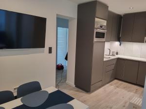 Kuchyňa alebo kuchynka v ubytovaní Apartament na Zakręcie