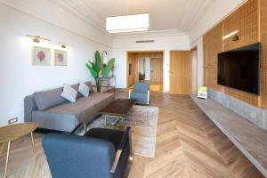 TV a/nebo společenská místnost v ubytování Hotel Riu Palace Tikida Taghazout - All Inclusive