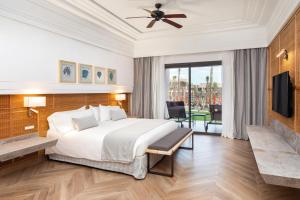 Postel nebo postele na pokoji v ubytování Hotel Riu Palace Tikida Taghazout - All Inclusive