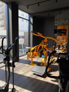 Fitness centrum a/nebo fitness zařízení v ubytování Premium Park Hotel