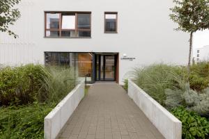 Vonkajšia záhrada v ubytovaní Royal Wilanów Stylish Apartment