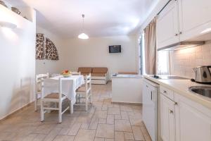 A kitchen or kitchenette at Filoxenia Apartments