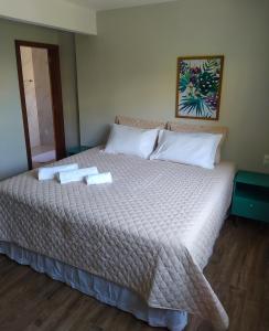 Postel nebo postele na pokoji v ubytování Pousada Vila Dos Mares