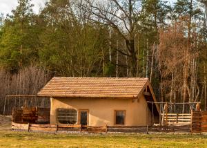 Das Gebäude in dem sich das Chalet befindet