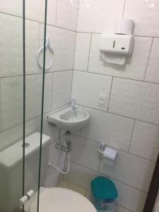 Phòng tắm tại Hospedaria da Cris