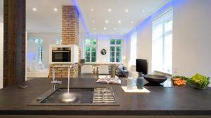 Küche/Küchenzeile in der Unterkunft Boutique Suites and Residences Heidelberg- Alte Zigarrenmanufaktur