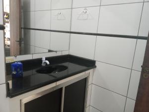 Kuchyň nebo kuchyňský kout v ubytování Pousada Encantadas