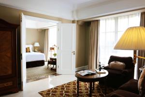 Postel nebo postele na pokoji v ubytování Hotel Gran Mahakam