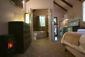 Un lugar para sentarse en Lotus Lodges