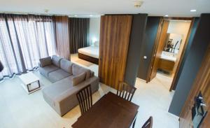 Posezení v ubytování Palm Aparthotel