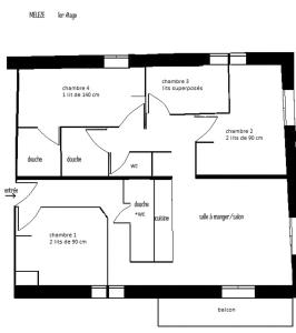 Adretの見取り図または間取り図