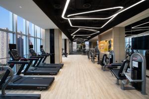Fitness centrum a/nebo fitness zařízení v ubytování Holiday Inn Wuxi Central Station by IHG