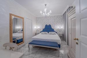 Cama ou camas em um quarto em Hotel Colomba D'Oro