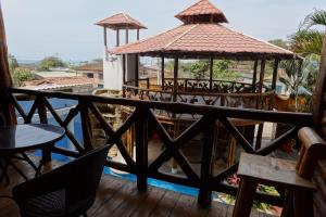 Balkón nebo terasa v ubytování Hostal Poseidon