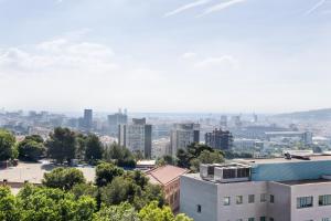 A general view of Barcelona or a view of the city taken from a szállodákat