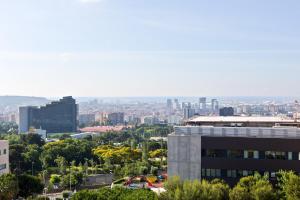 A general view of Barcelona or a view of the city taken from a szállodákat