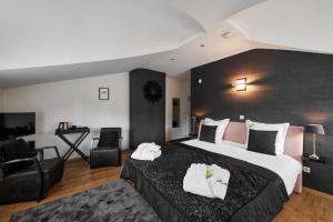 Ліжко або ліжка в номері B&B Bertem Natuur