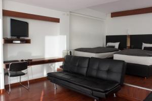 TV a/nebo společenská místnost v ubytování Hotel Onkel Inn Torres de Copacabana