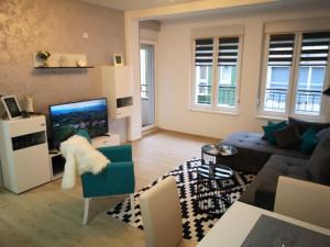 Sjónvarps- og/eða afþreyingartæki á Apartman SILVER
