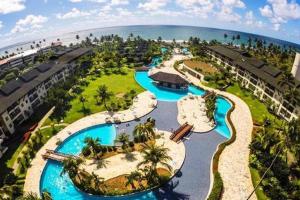 an aerial view of the water park at the resort at Beach Class Porto de Galinhas in Porto De Galinhas