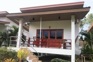 Balkón nebo terasa v ubytování Breeze Bay Villa