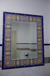 A bathroom at Hotel Doña Lina