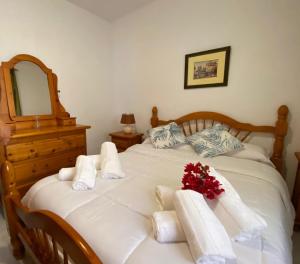 Postel nebo postele na pokoji v ubytování Casa Noni
