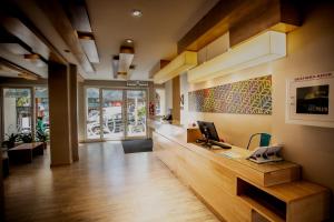 Hotel EcoSki by bund的休息区