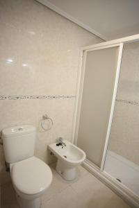 Koupelna v ubytování Apartamento caribe