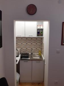 Dapur atau dapur kecil di Deluxe studio & apartments Alexander
