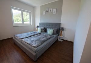 Postel nebo postele na pokoji v ubytování Ferienhaus Oberhof