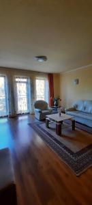 Posezení v ubytování Bástya Apartmanház