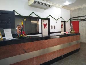 Vstupní hala nebo recepce v ubytování Farol da Barra 315