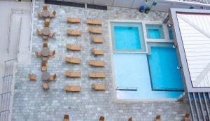 Bazén v ubytování Piazza Diroma com acesso Acqua Park e Splash nebo v jeho okolí