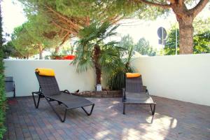 A garden outside Villa Sole