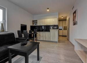 Kuchyň nebo kuchyňský kout v ubytování Apartament Kopydło