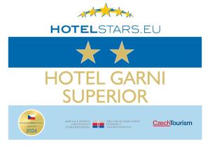Certifikát, hodnocení, plakát nebo jiný dokument vystavený v ubytování Hotel Garni Villa Areka