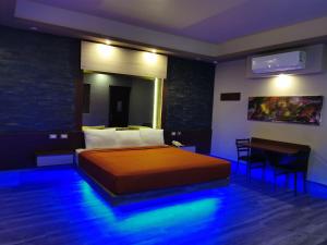 Posteľ alebo postele v izbe v ubytovaní Hotel Plaza Arteaga