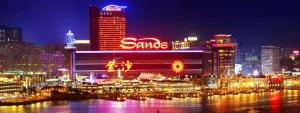 Linna Macau üldine vaade või majutusasutusest Sands Macao pildistatud vaade