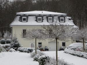 Το Weisses-Haus-am-Kurpark-Fewo-Waldblick τον χειμώνα