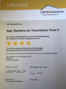 ein Ablehnungsschreiben für ein Praktikum auf einem gefälschten Dokument in der Unterkunft Residenz am Thermalbad in Bad Waldsee