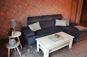 Posezení v ubytování Ferienwohnung-An-der-Koppel