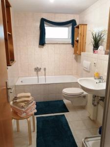 Phòng tắm tại Ferienwohnung-Villa-Helene